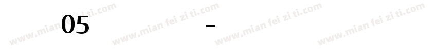 CalaW05 Medium Regular字体转换